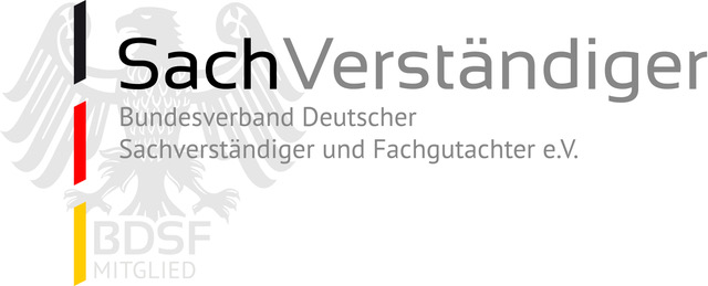 Mitglied des Bundesverbandes Deutscher Sachverständiger und Fachgutachter e.V.